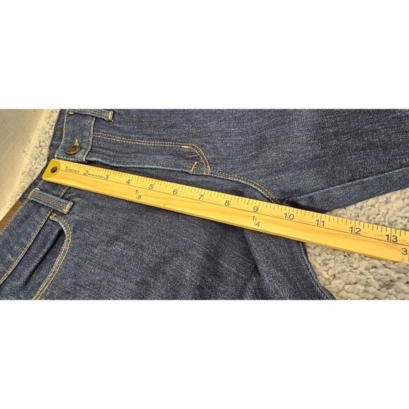 All Saints Womens Flared Jeans Lauren High Waisted Dark Denim Blue Y2K 28 x 31 - Picture 14 of 16